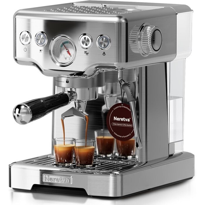 Machine à Expresso 15 bars Inox - Jusqu'à 35% de remise
