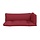 Ensemble 3 coussins pour palette Rouge Vin - Jusqu'à -33% Outlet