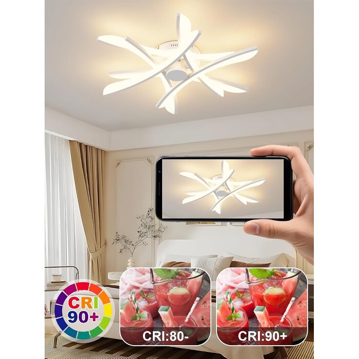 Plafonnier LED Design Branches 68cm 45W - Jusqu'à -34% sur votre éclairage