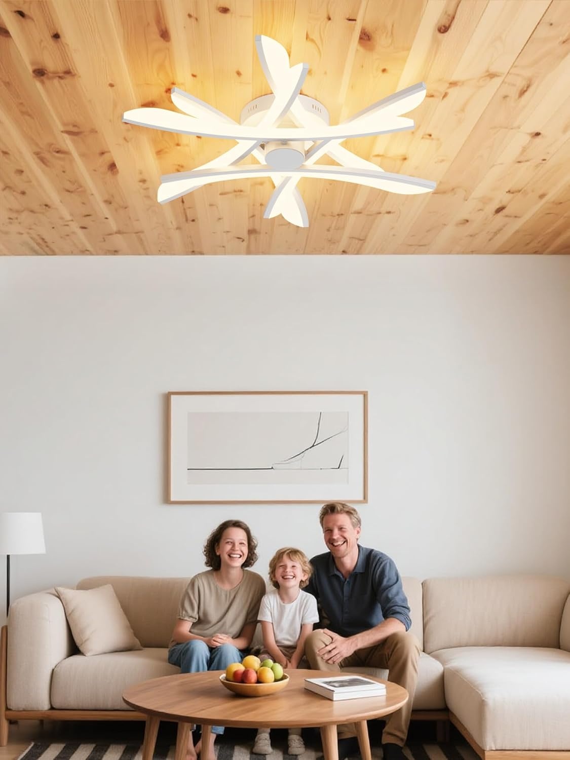 Plafonnier LED Design Branches 68cm 45W - Jusqu'à -34% sur votre éclairage