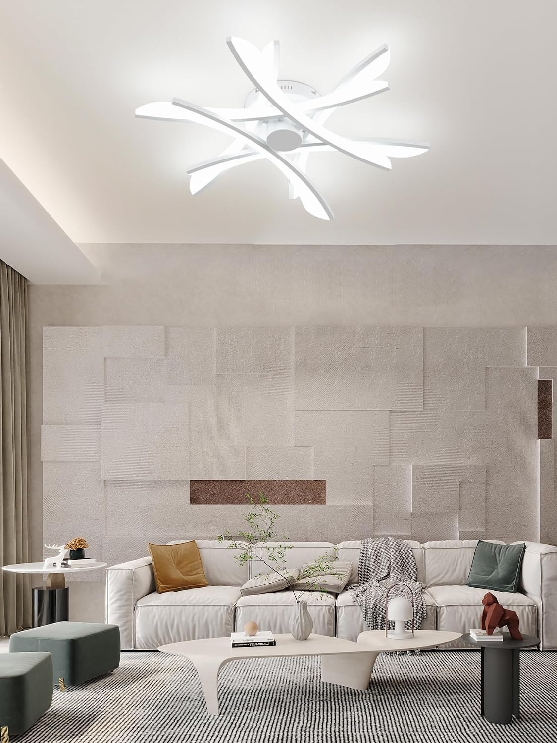 Plafonnier LED Design Branches 68cm 45W - Jusqu'à -34% sur votre éclairage