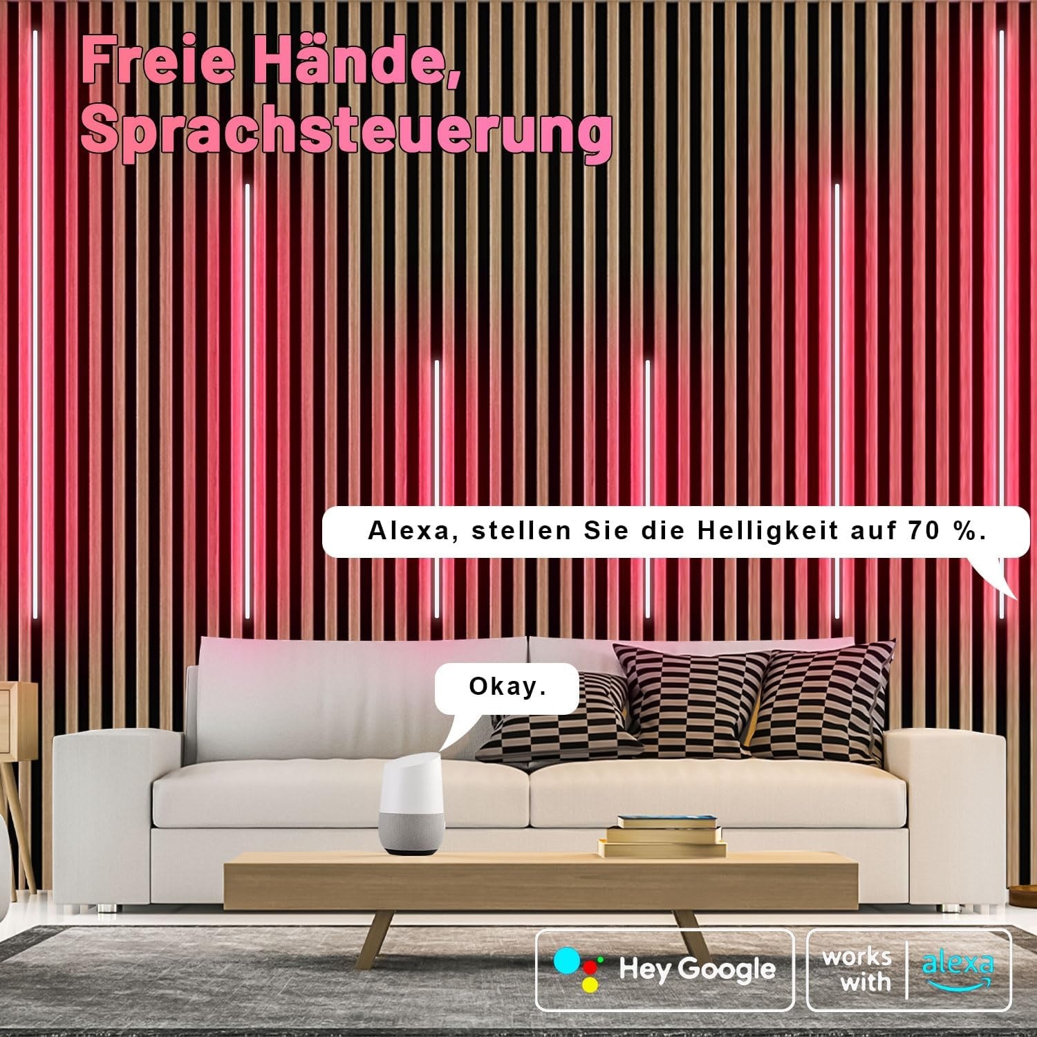 Rubans LED RGB pour panneaux acoustiques - Jusqu'à 34% de remise