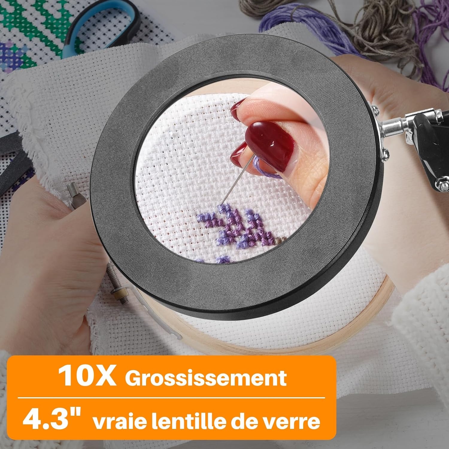 Lampe loupe LED articulée 10x - Jusqu'à 32% de remise