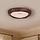 Plafonnier LED Noyer 42cm 25W avec télécommande - Jusqu'à -34%