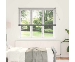 Vidaxl Store vénitien en aluminium 160 x 175 cm - Gris foncé - Jusqu'à -65%