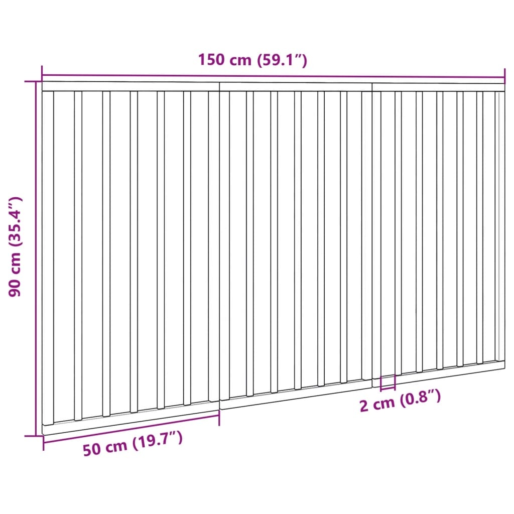Vidaxl Barrière de sécurité pliable pour chien - 150 cm - Jusqu'à -32%
