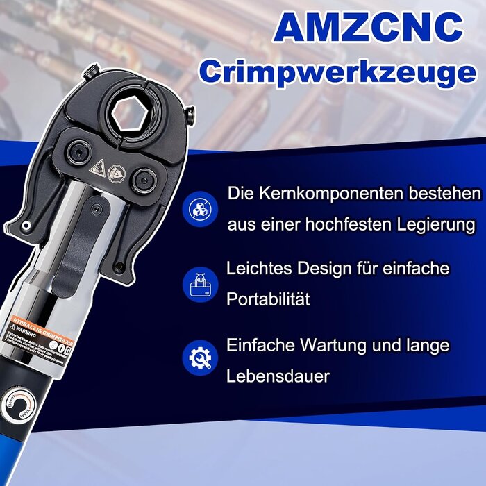 Pince à sertir hydraulique profil V - 5 mâchoires - Jusqu'à 30% de remise