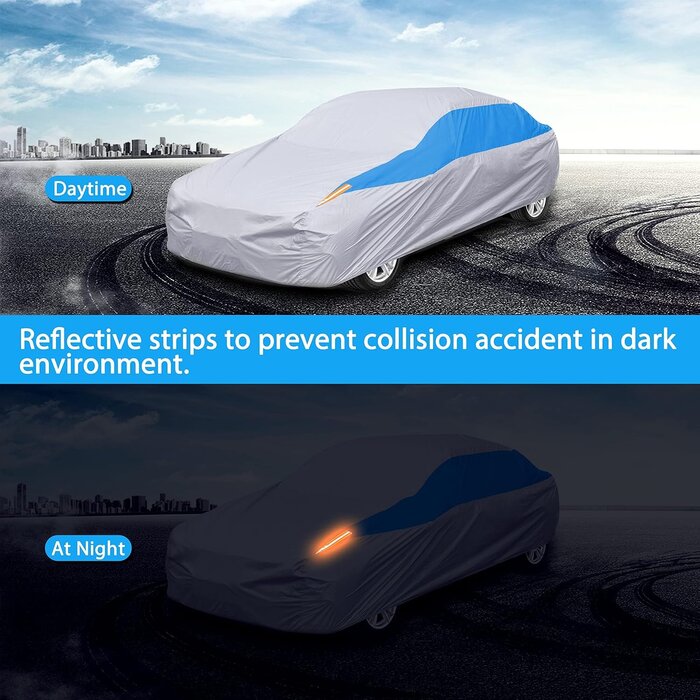 Housse de Protection Universelle Voiture 510x195x175cm - Jusqu'à -32%
