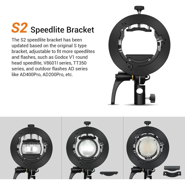 Softbox pliable 60x60cm avec support S2 - Jusqu'à 33% de réduction