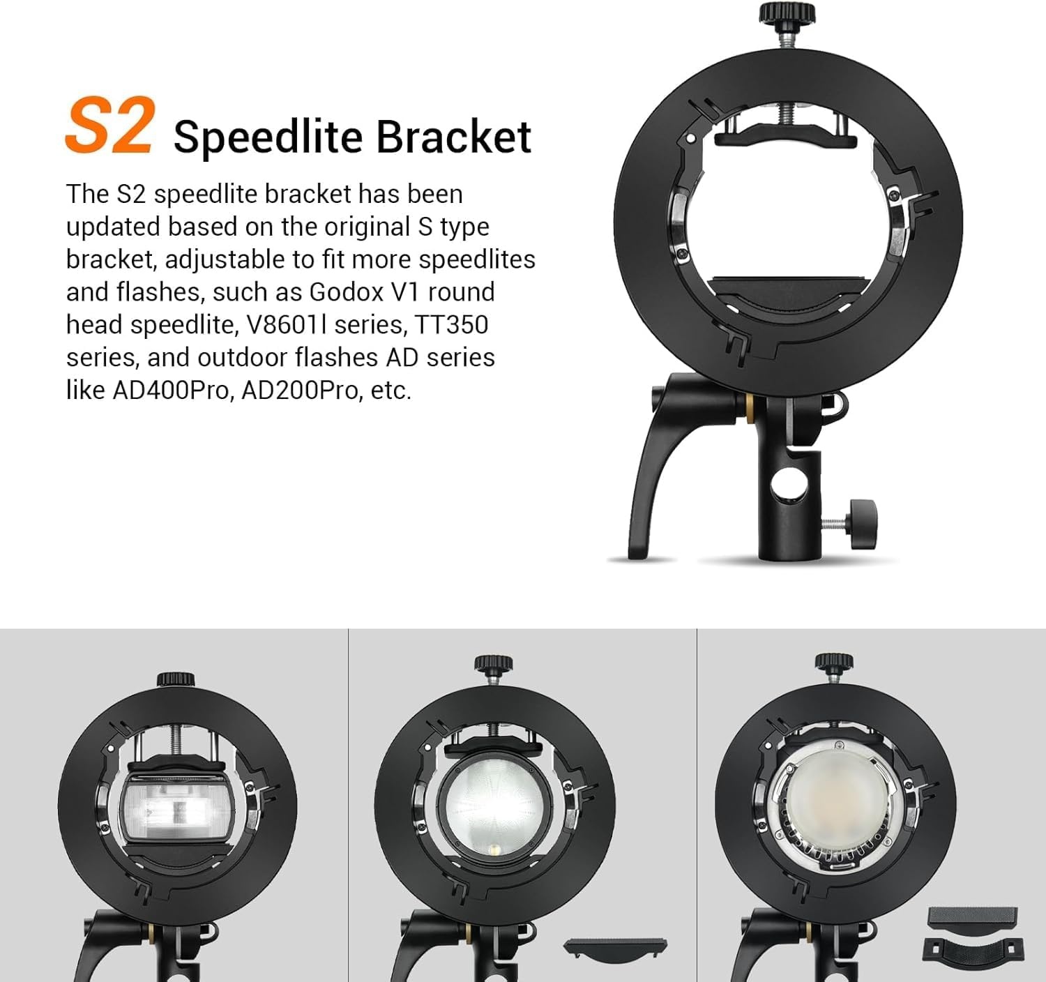 Softbox pliable 60x60cm avec support S2 - Jusqu'à 33% de réduction