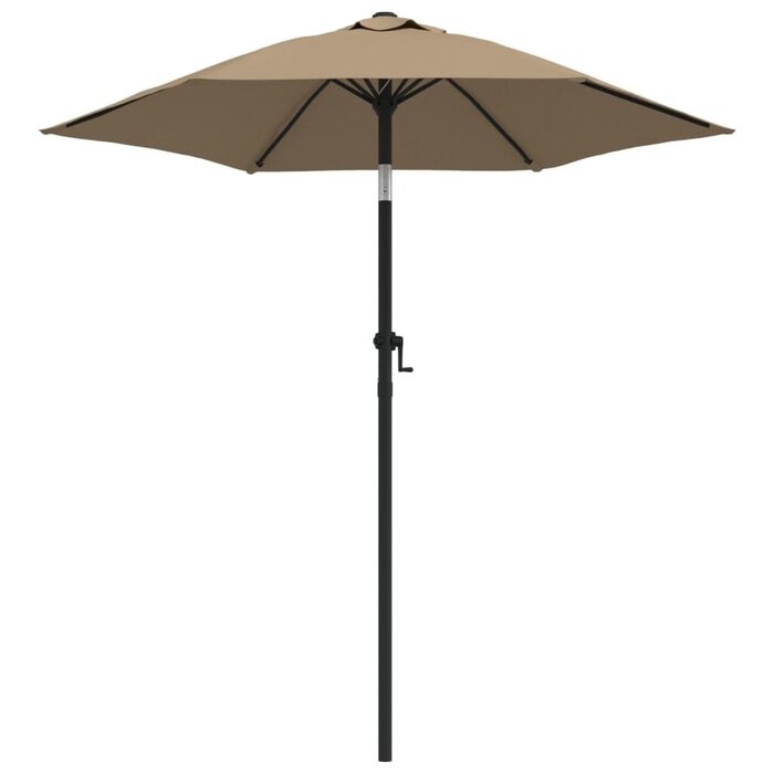 Vidaxl Parasol de jardin inclinable taupe 200 cm - Jusqu'à -33% sur l'outlet
