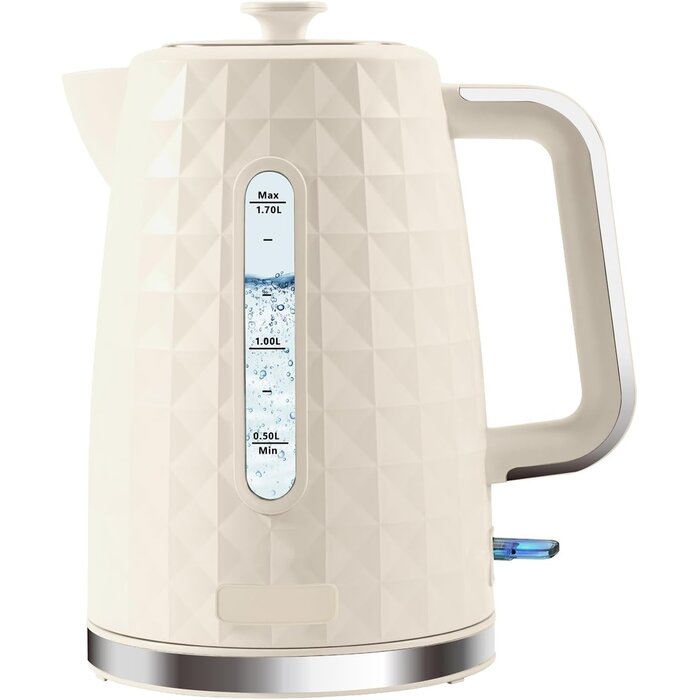Bouilloire électrique 1,7 L - Beige - Jusqu'à -30% sur votre équipement