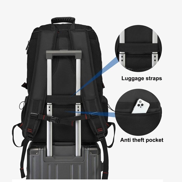 Sac à dos voyage extensible 60-80L - Jusqu'à -32% sur notre sélection outlet