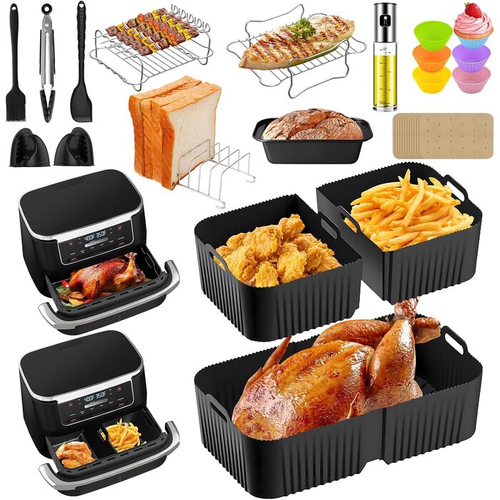 Kit d'accessoires 24 pièces pour friteuse grand format - Jusqu'à -32%
