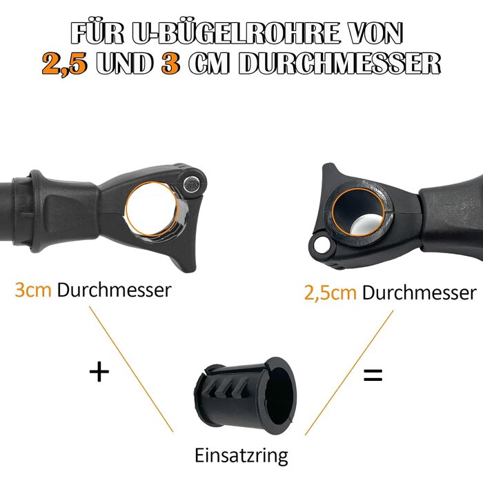 Set de 3 Bras de Fixation pour Porte-Vélo - Verrouillables - Jusqu'à -34%