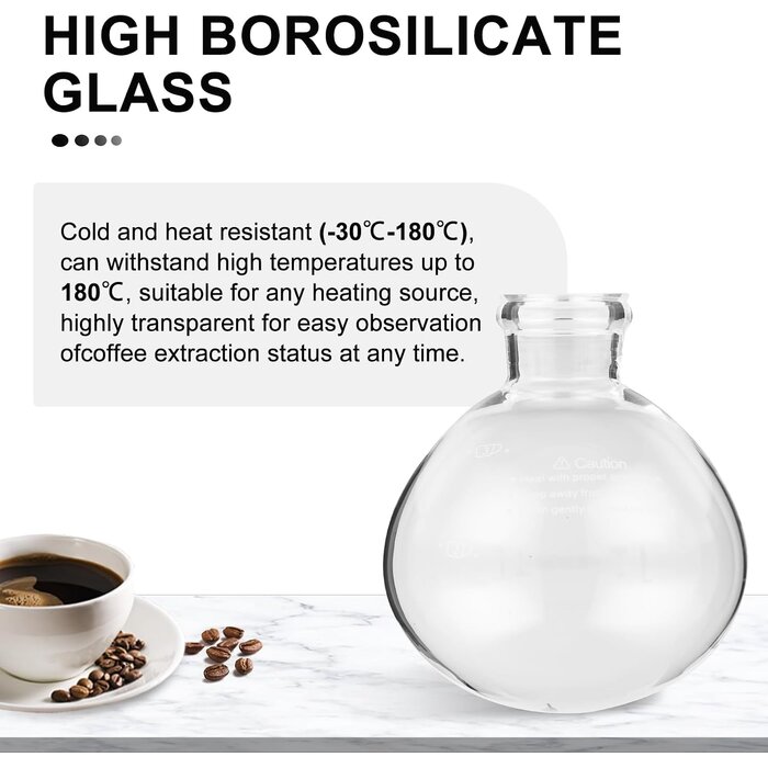 Cafetière à dépression Siphon 3 tasses - Jusqu'à 28% de remise