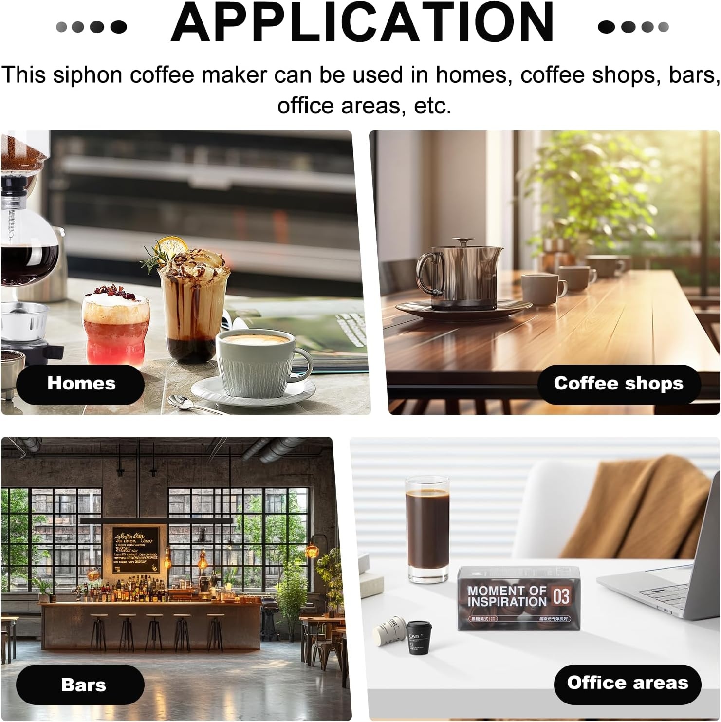Cafetière à dépression Siphon 3 tasses - Jusqu'à 28% de remise