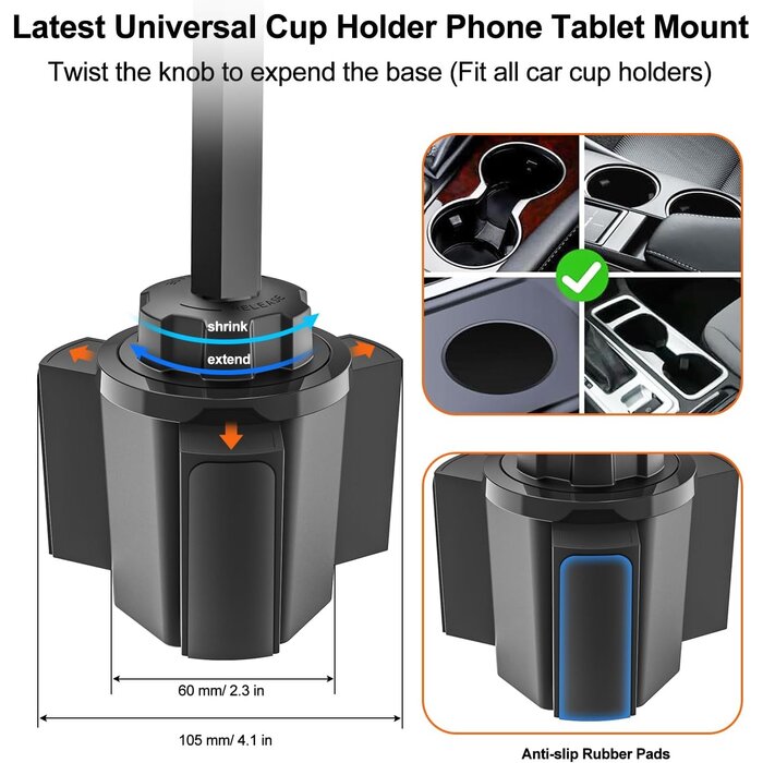 Support double tablette voiture ajustable - Jusqu'à -33% sur l'outlet