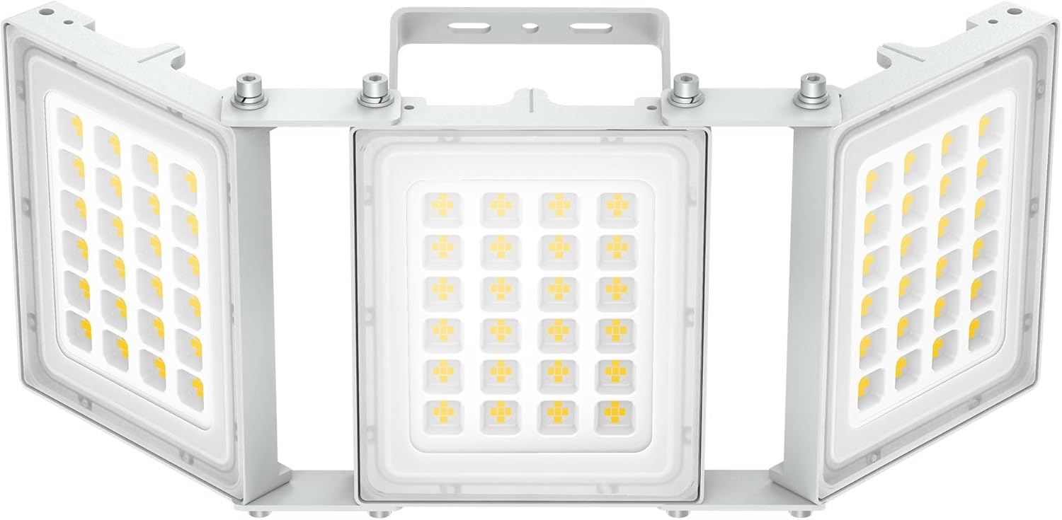 Projecteur LED 300W 30000lm - 3 têtes orientables - Jusqu'à -29%