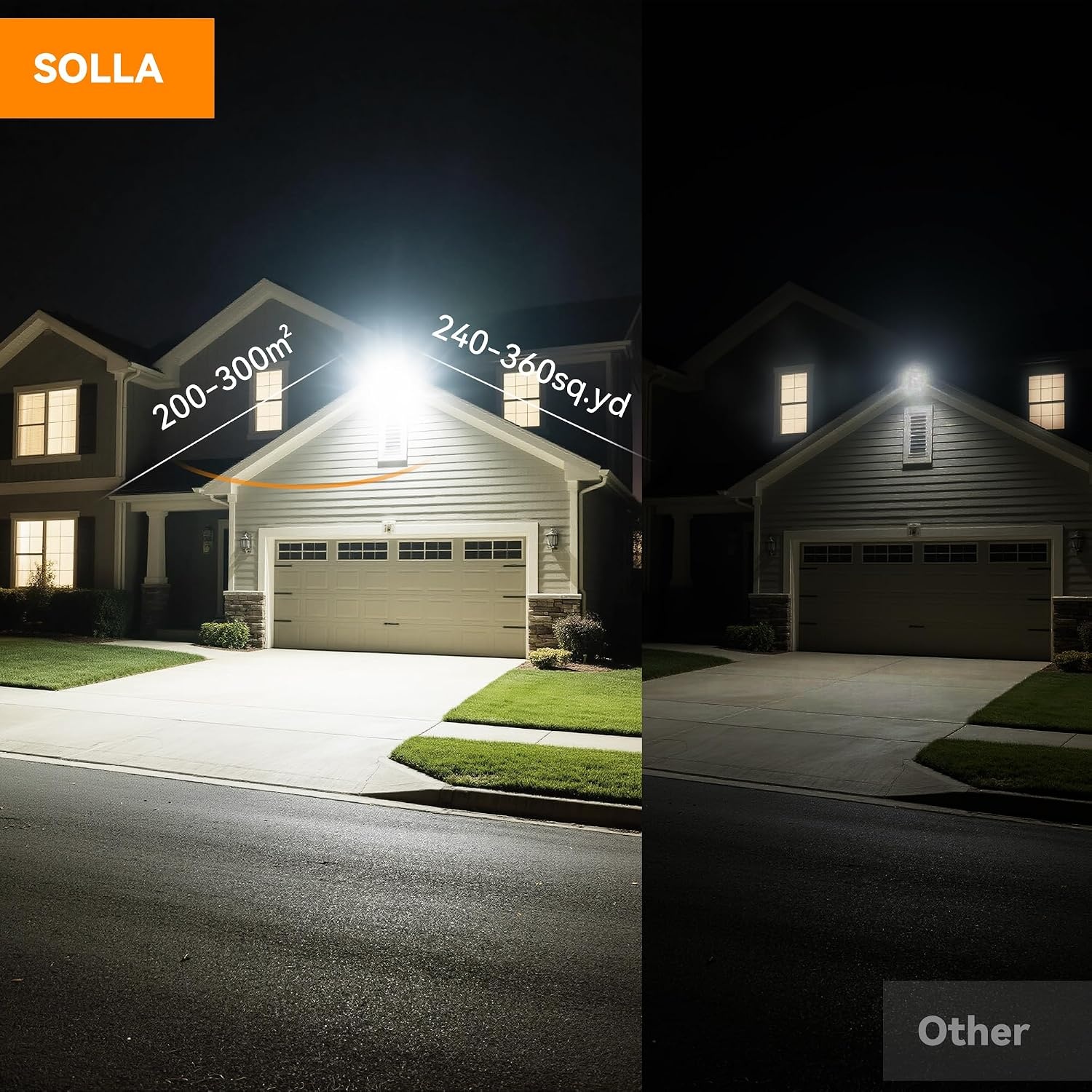Projecteur LED 300W 30000lm - 3 têtes orientables - Jusqu'à -29%