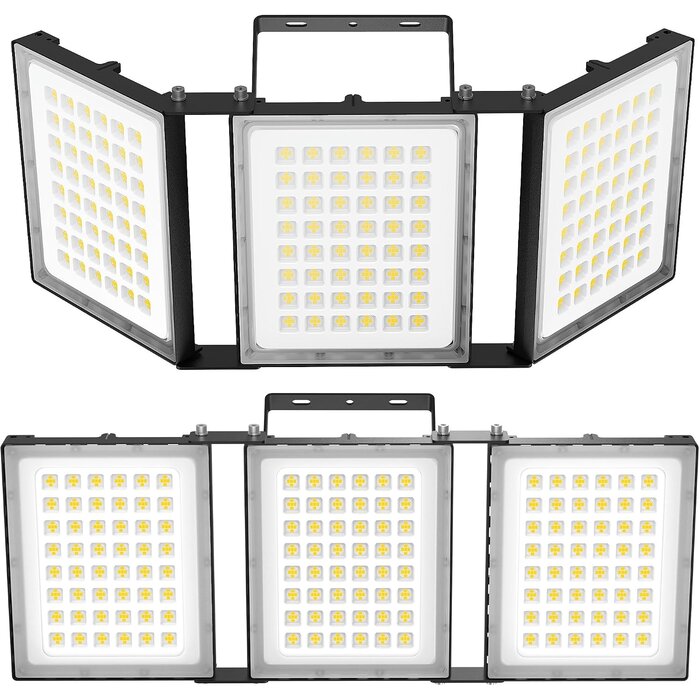 Projecteur LED 300W 30000lm - 3 têtes orientables - Jusqu'à -29%