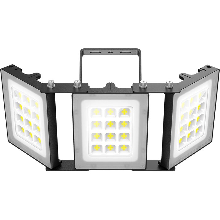 Projecteur LED 300W 30000lm - 3 têtes orientables - Jusqu'à -29%