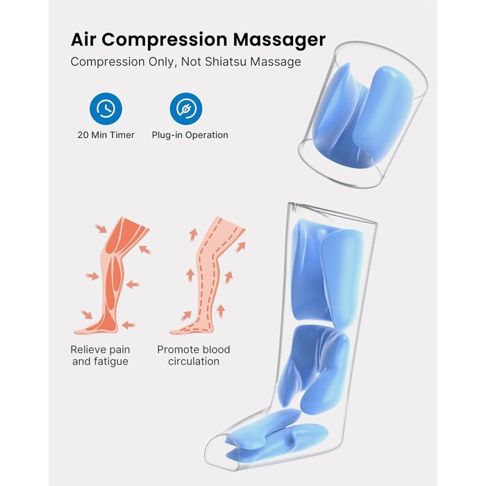 Appareil de massage par compression d'air - 6 modes - Jusqu'à -34% sur l'outlet