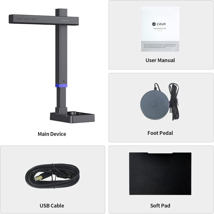 Scanner portable haute résolution A3 jusqu'à 30% de remise