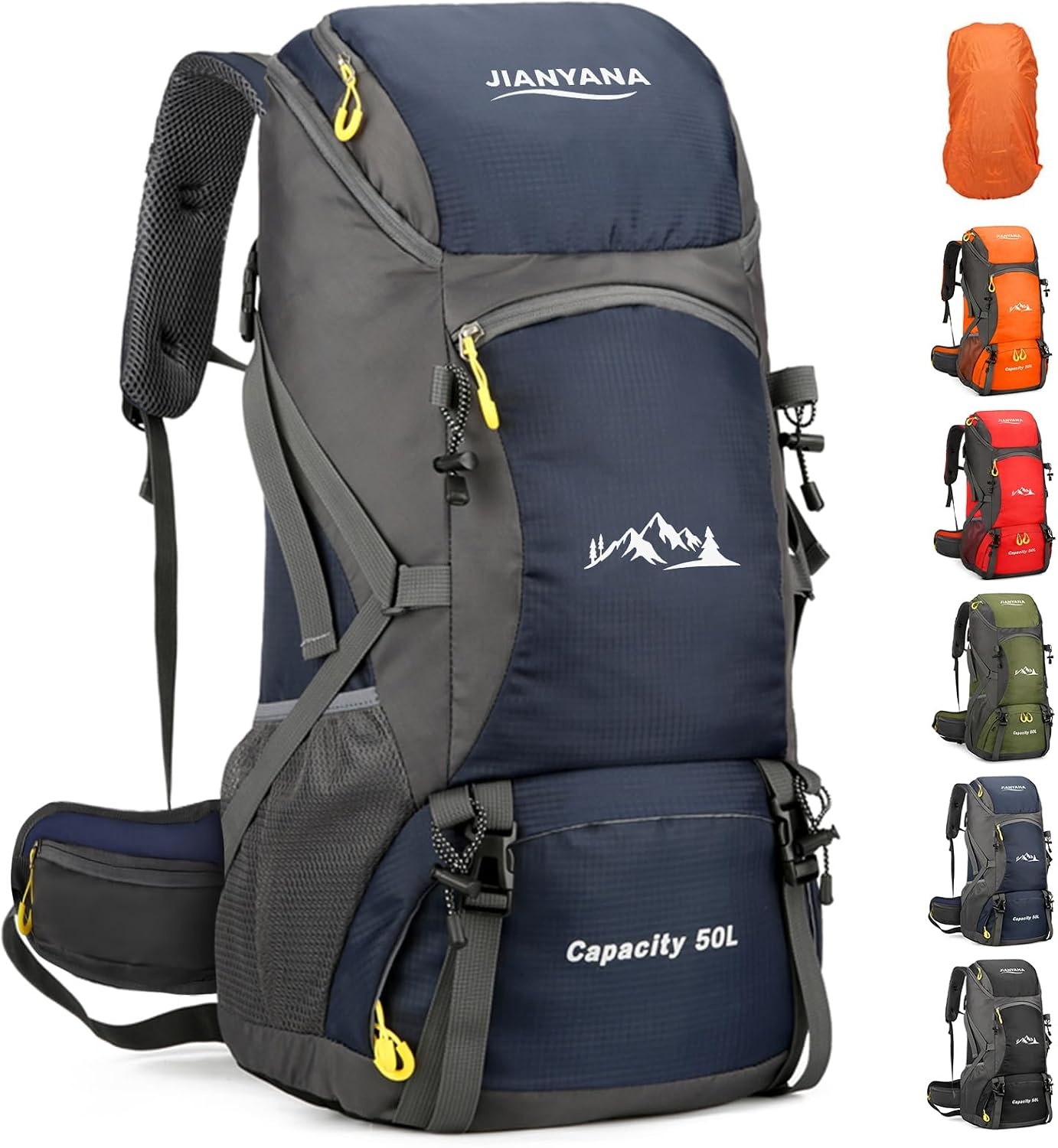 Sac à dos de randonnée 50L - Bleu - Jusqu'à -32%