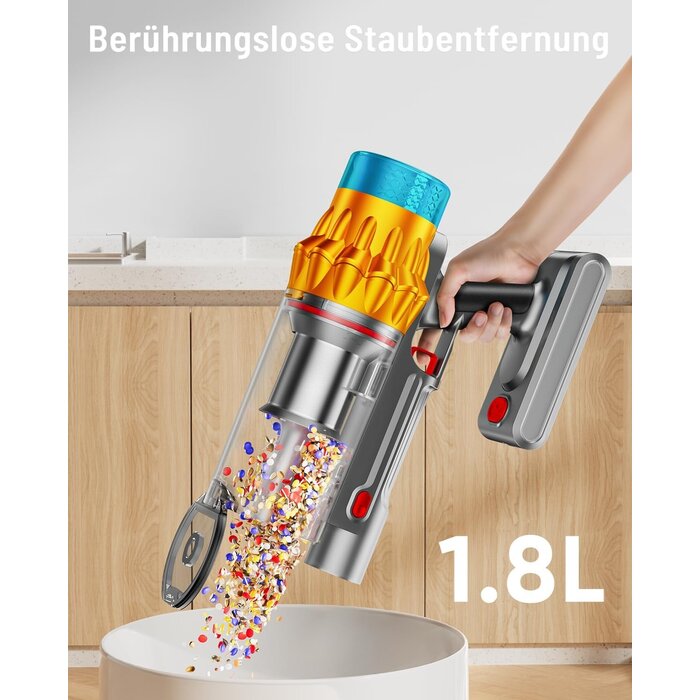 Aspirateur Balai Sans Fil 50 kPa - 70 min Autonomie - Jusqu'à -34%