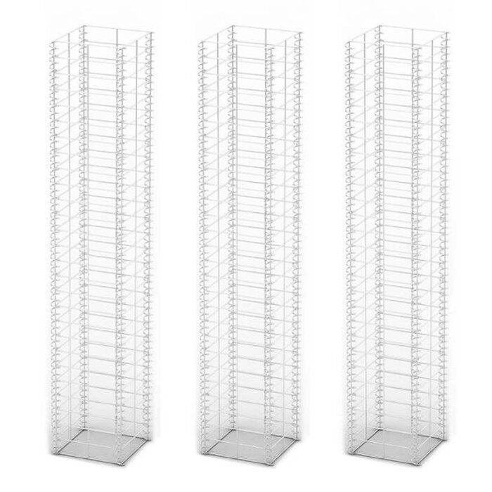 Set de 3 gabions en acier galvanisé 25x150cm - Jusqu'à -33%