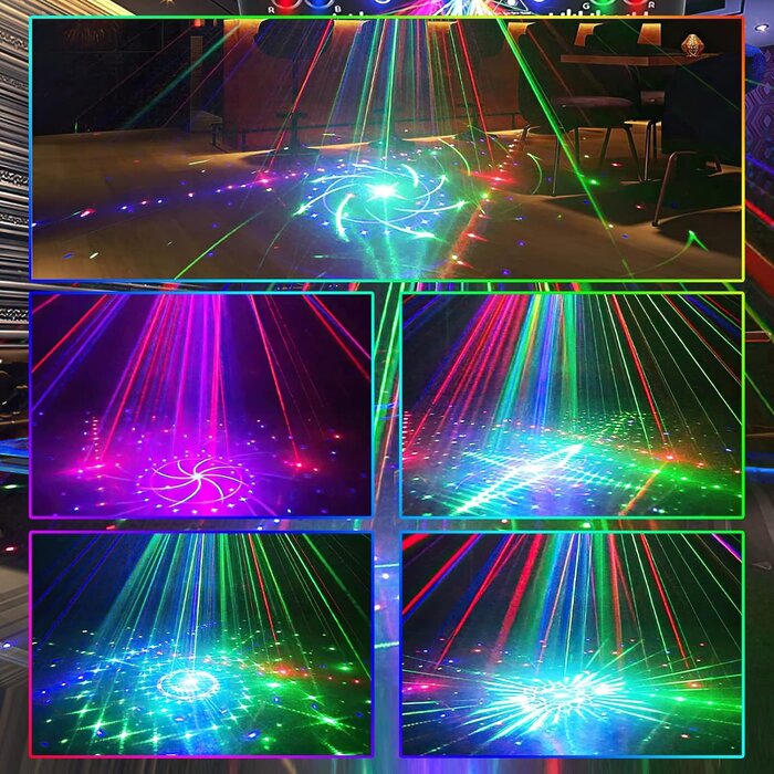 Projecteur LED DJ RGB UV 21 lentilles - Jusqu'à 34% de réduction