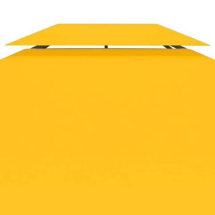 Vidaxl Toiture de tonnelle 4x3m - Jaune - Jusqu'à -56% de remise