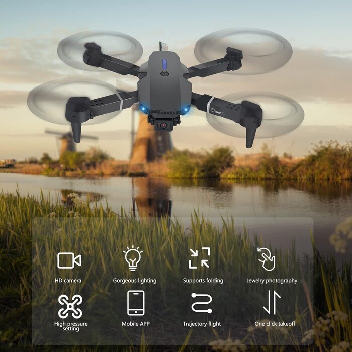 Drone 4K avec double caméra - Jusqu'à 31% de remise sur notre sélection outlet