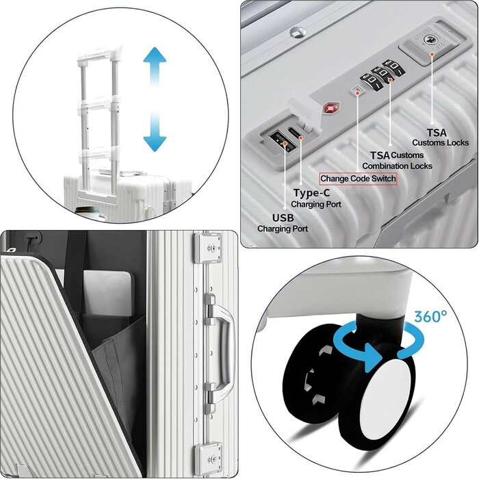 Valise cabine rigide polycarbonate 20 pouces - Jusqu'à 35% de remise