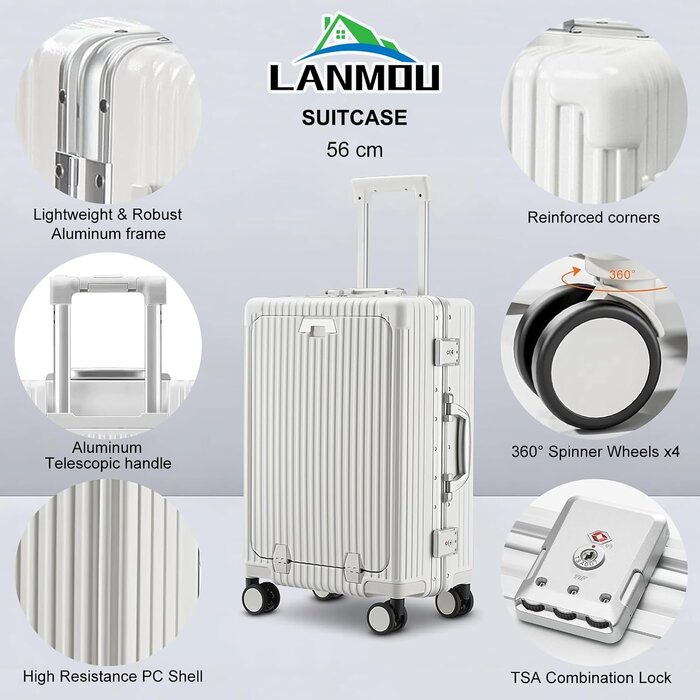 Valise cabine rigide polycarbonate 20 pouces - Jusqu'à 35% de remise