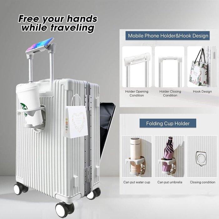 Valise cabine rigide polycarbonate 20 pouces - Jusqu'à 35% de remise