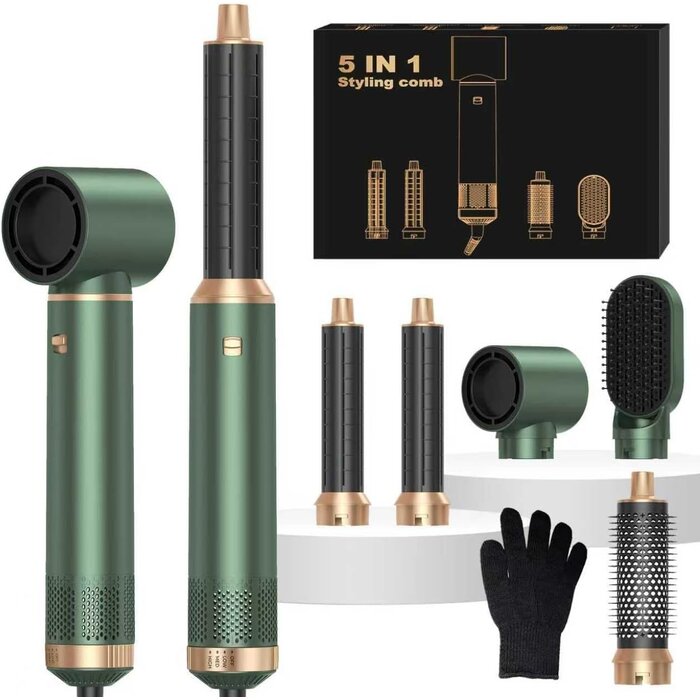 Brosse Soufflante 5-en-1 Multifonction - Jusqu'à 61% de réduction