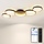 Plafonnier LED 5 cercles design noir - Jusqu'à 34% de remise