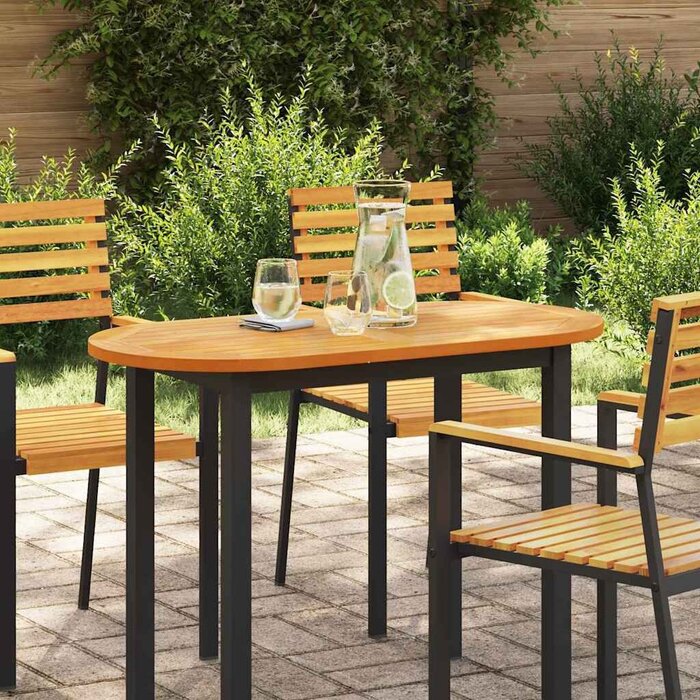 Vidaxl Plateau de table en bois d'acacia massif 100x50cm - Jusqu'à -33%