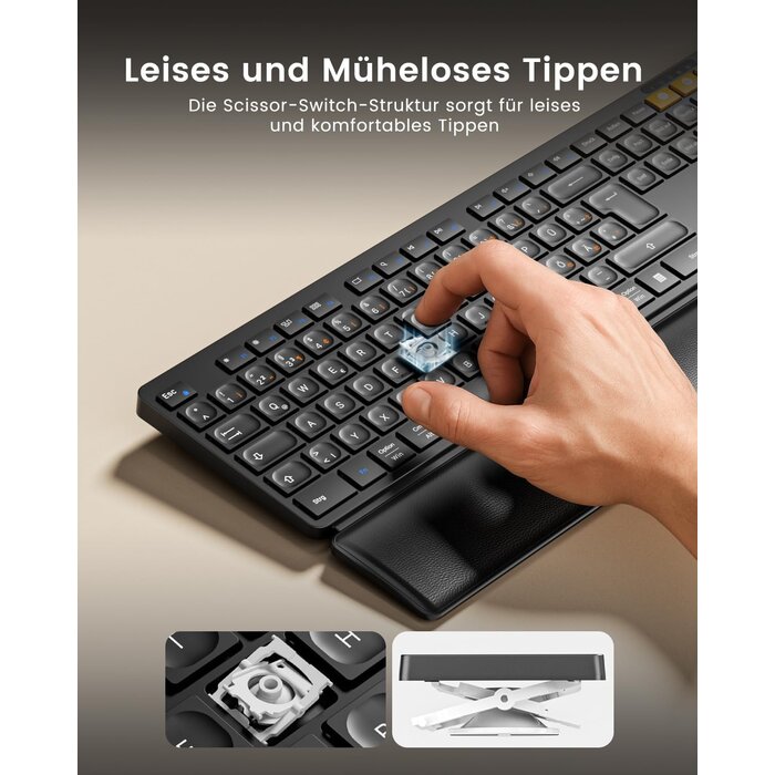 Ensemble clavier souris ergonomique sans fil - Jusqu'à 32% de remise