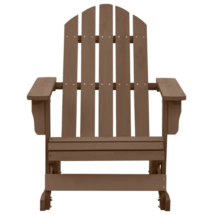 Vidaxl Fauteuil à bascule de jardin en bois massif - Jusqu'à 34% de réduction
