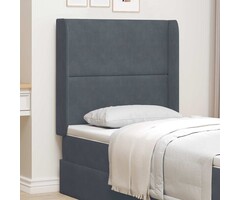 Vidaxl Tête de lit en velours gris 80cm - Jusqu'à -45%