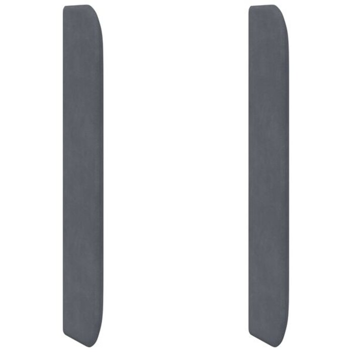 Vidaxl Tête de lit en velours gris 80 cm - Jusqu'à -27% sur votre outlet