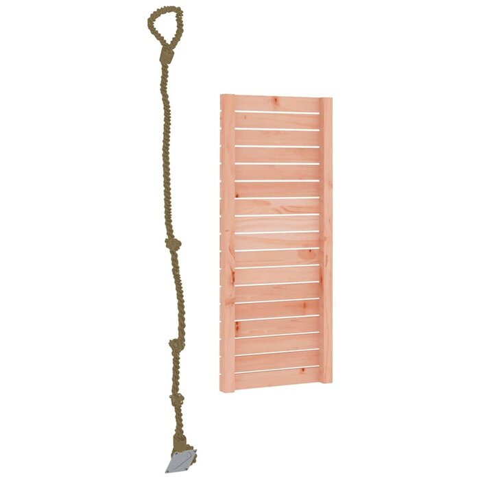 Vidaxl Mur d'escalade en bois avec corde pour enfants - Jusqu'à 32% de remise