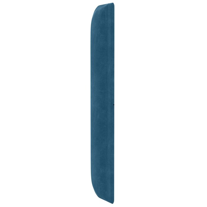 Vidaxl Tête de lit en velours bleu 80x16cm - Jusqu'à 32% de réduction