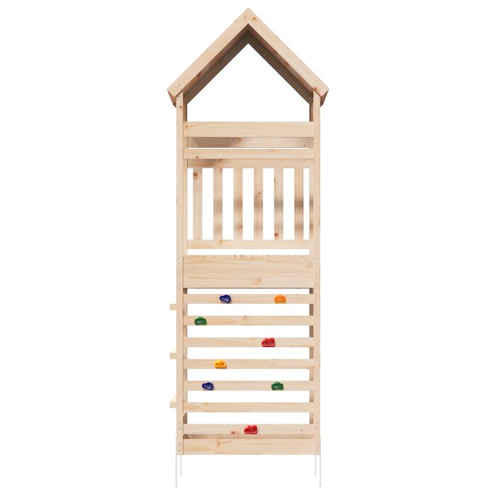 Vidaxl Tour de jeu en bois massif pour enfants - Jusqu'à 35% de réduction