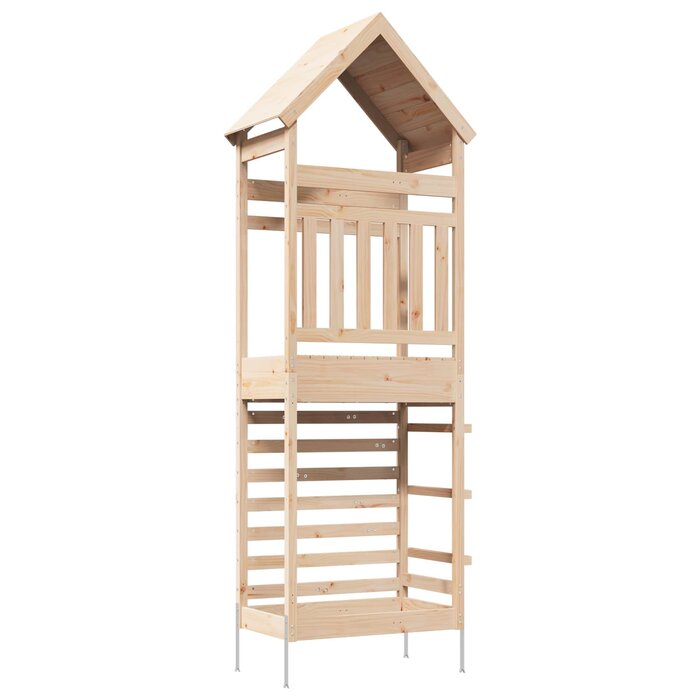 Vidaxl Tour de jeu en bois massif pour enfants - Jusqu'à 35% de réduction