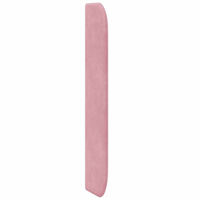 Vidaxl Tête de lit oreilles en velours rose 80cm - Jusqu'à -32% sur notre Outlet