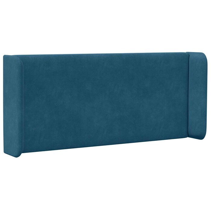 Vidaxl Panneau mural tête de lit en velours bleu - Jusqu'à -31% de remise